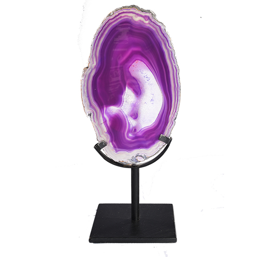 AGATE FINE N°7 NATURELLE & TEINTÉE SUR PRÉSENTOIR