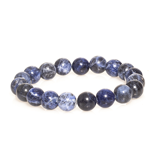 BRACELET 10MM SODALITE Qualité A