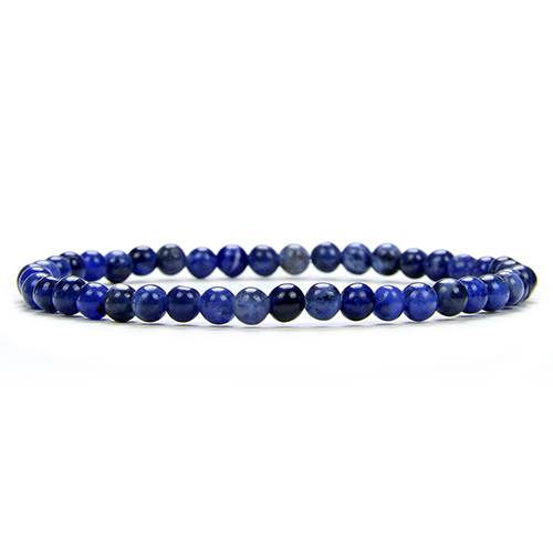 BRACELET 4MM SODALITE Qualité EXTRA