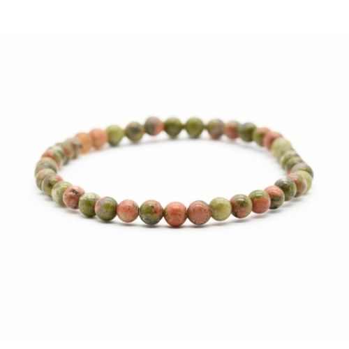 BRACELET 4MM UNAKITE Qualité EXTRA