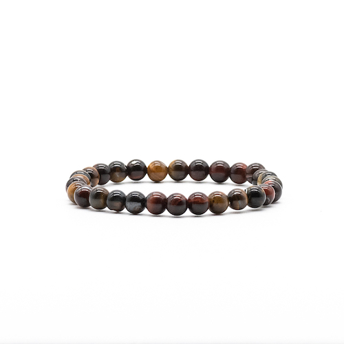 BRACELET 6MM ŒIL DE TIGRE+ŒIL DE FAUCON+ŒIL DE TAUREAU Qualité EXTRA