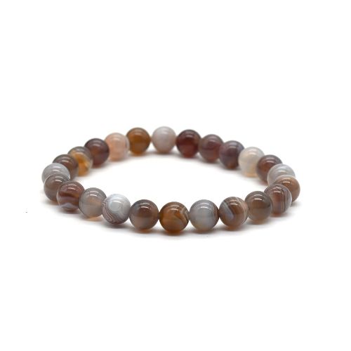 BRACELET 8MM AGATE Qualité A 