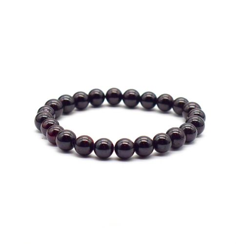 BRACELET 8MM GRENAT Qualité A 