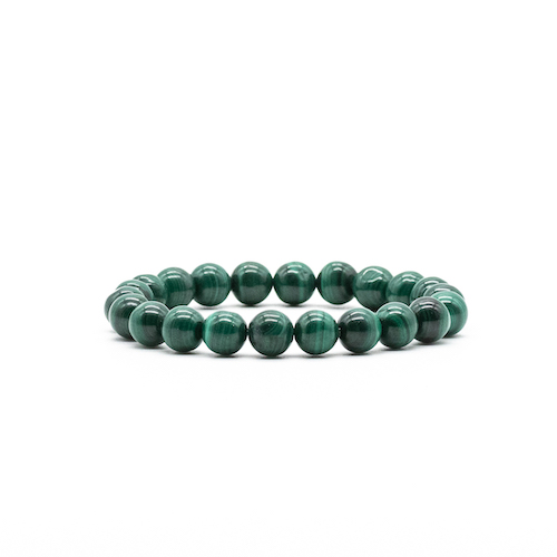 BRACELET 8MM MALACHITE Qualité SUPER EXTRA