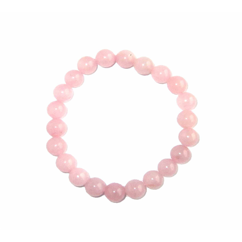 BRACELET 8MM QUARTZ ROSE Qualité EXTRA