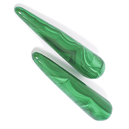 BAGUETTE DE MASSAGE EN MALACHITE Qualité EXTRA