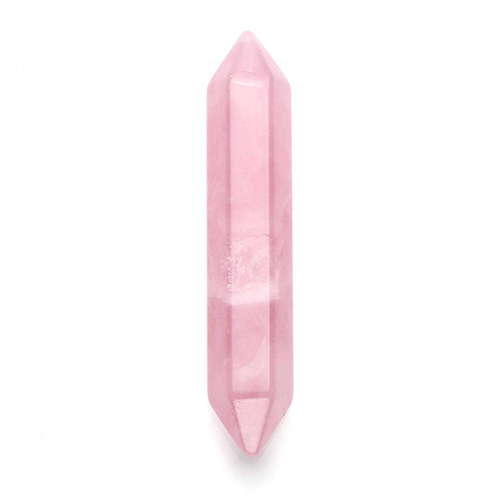 BAGUETTE BITERMINÉE QUARTZ ROSE (Taille 2) QUALITÉ A