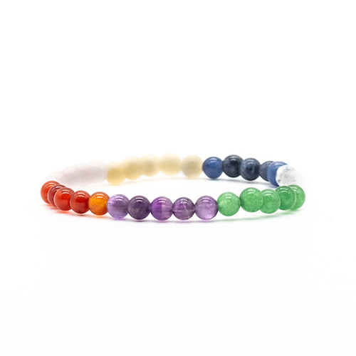 BRACELET ENFANT 4 MM 7 CHAKRAS  Qualité EXTRA