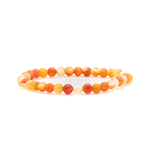 BRACELET ENFANT 4MM CORNALINE Qualité EXTRA