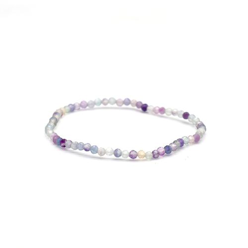 BRACELET <strong>FACETTÉ FLUORINE</strong> 3 mm QUALITÉ A