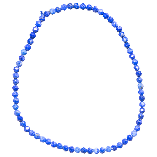 BRACELETS FACETTÉS LAPIS LAZULI  3mm / Sachet de 5 bracelets