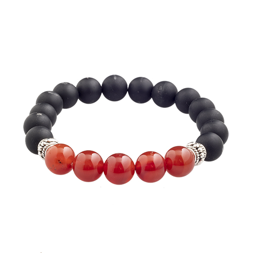 BRACELET HOMME CORNALINE / Sachet de 5 bracelet