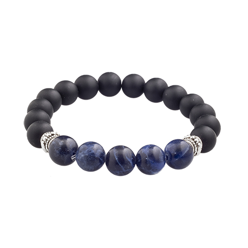 BRACELET HOMME SODALITE La pièce QUALITÉ EXTRA