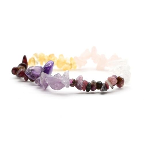 BRACELET BAROQUE PIERRES ASSORTIES Qualité SUPER EXTRA