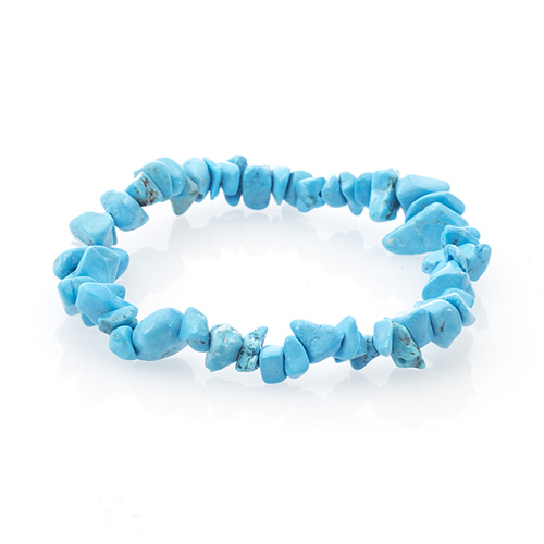 BRACELET BAROQUE TURQUOISE RECONSTITUÉE Qualité A