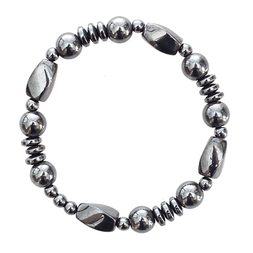 BRACELET MAGNÉTIQUE HÉMATITE (8mm) La pièce QUALITÉ A