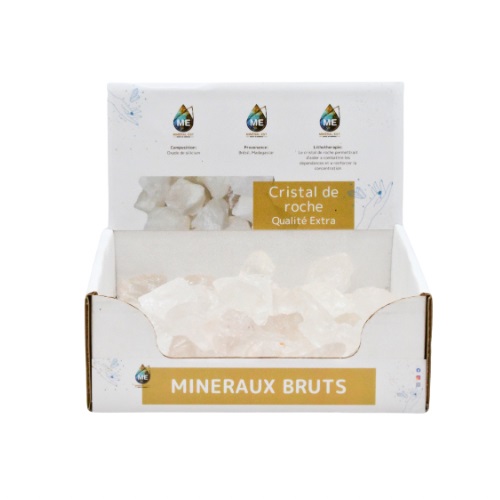 BOITE PRESENTOIR CRISTAL DE ROCHE 5à7CM (x25pcs) Qualité EXTRA