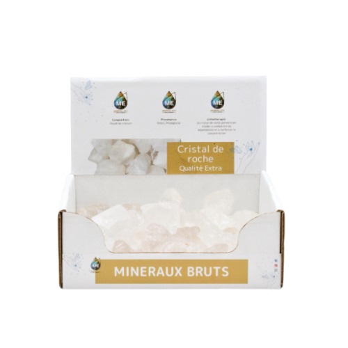 BOITE PRESENTOIR CRISTAL DE ROCHE 3à5CM (x35pcs) Qualité EXTRA