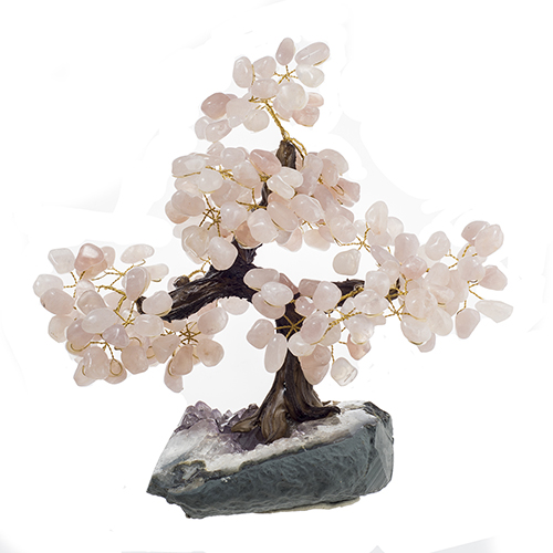 BONSAÏ QUARTZ ROSE (36 BRANCHES) - Qualité EXTRA