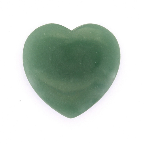 COEUR POLI EN AVENTURINE - QUALITÉ A