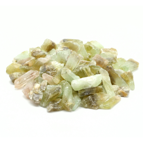 PIERRE BRUTE CALCITE VERTE 2CM A 4CM (LOT 1KG)