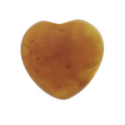 COEUR POLI EN CORNALINE - QUALITÉ A