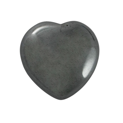 COEUR POLI EN HÉMATITE - QUALITÉ A