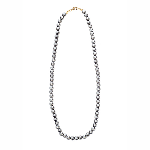 COLLIER HÉMATITE 6MM / Sachet de 10 colliers