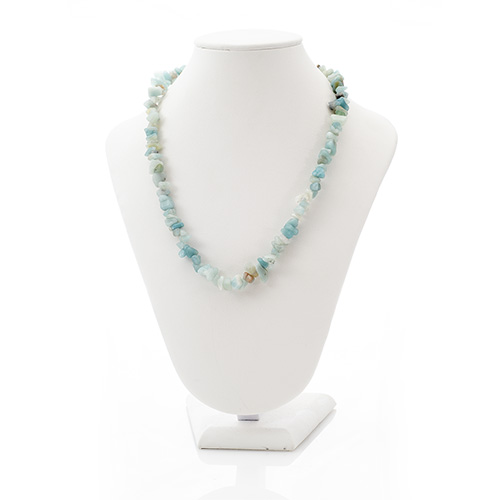 COLLIER BAROQUE EN AMAZONITE La pièce - QUALITÉ EXTRA