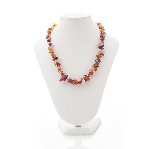 COLLIER BAROQUE EN CORNALINE La pièce - QUALITÉ EXTRA
