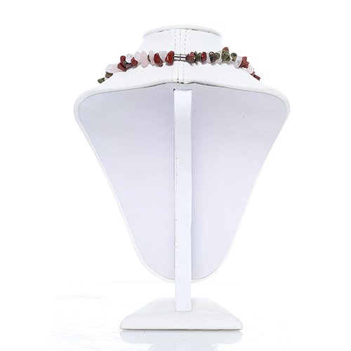 COLLIER BAROQUE EN PIERRES ASSORTIES La pièce - QUALITÉ EXTRA