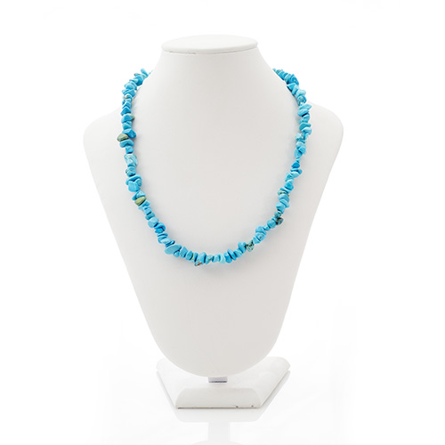 COLLIER BAROQUE EN TURQUOISE RECONSTITUÉE La pièce - QUALITÉ EXTRA