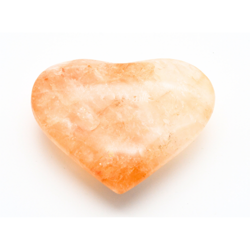 COEUR POLI EN QUARTZ TANGERINE (14)