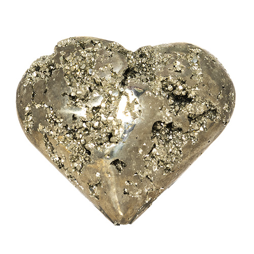 COEUR EN PYRITE QUALITÉ EXTRA  (La pièce)