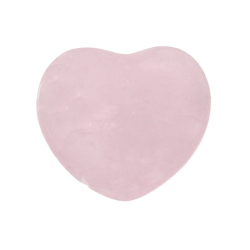 COEUR POLI EN QUARTZ ROSE - QUALITÉ A