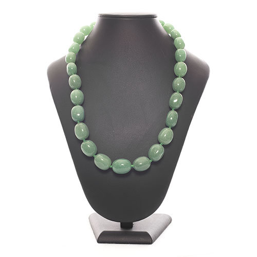 COLLIER PIERRES ROULÉES AVENTURINE