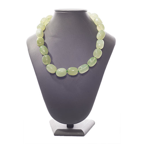 COLLIER PIERRES ROULÉES  NEW JADE