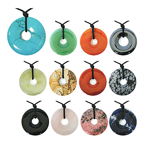 PENDENTIFS DONUTS / Sachet de 12 pièces QUALITÉ A