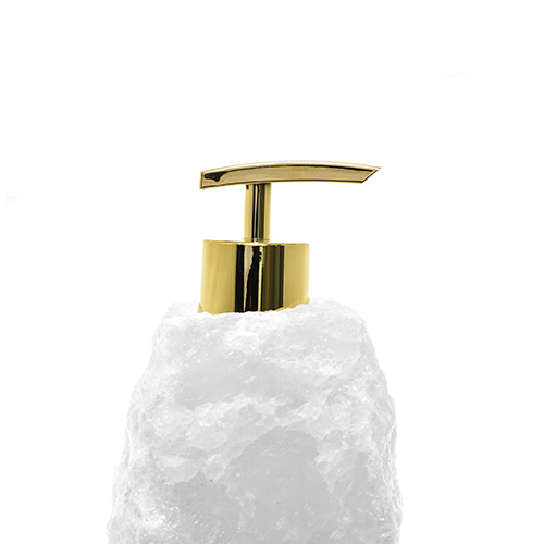 DISTRIBUTEUR DE SAVON EN CRISTAL DE ROCHE Qualité EXTRA