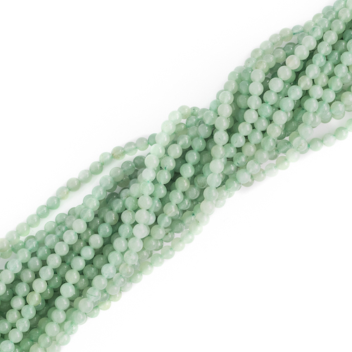 FIL DE PERLES 4MM AVENTURINE Qualité A