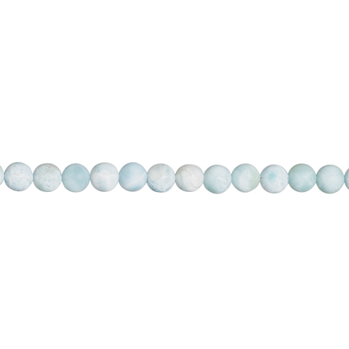 FIL DE PERLES 8MM LARIMAR Qualité EXTRA