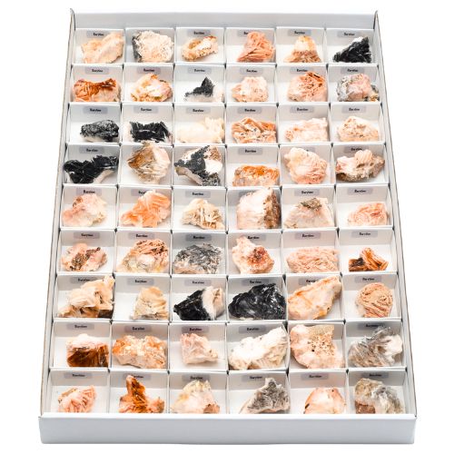 BOITE ÉCOLIÈRE <strong>BARYTINE</strong> BRUTE - QUALITÉ A (54pcs)
