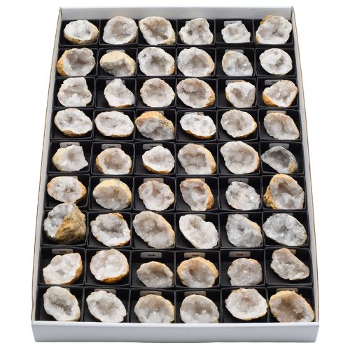 BOITE ÉCOLIÈRE GEODE DE CRISTAL (x54pcs)