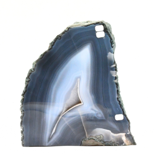 GÉODE EN <strong>CALCÉDOINE BLEUE</strong> QUALITÉ A