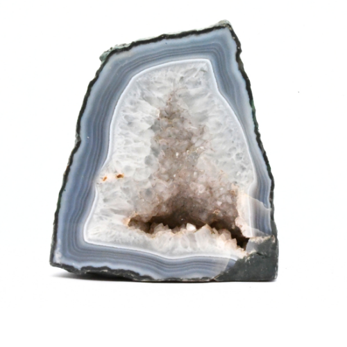 GÉODE EN <strong>CALCÉDOINE BLEUE</strong> QUALITÉ A