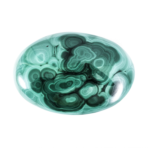 GALET <strong>EN MALACHITE</strong> (La pièce) Qualité EXTRA