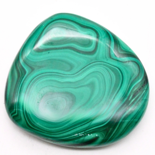 GALET <strong>EN MALACHITE</strong> (La pièce) Qualité EXTRA