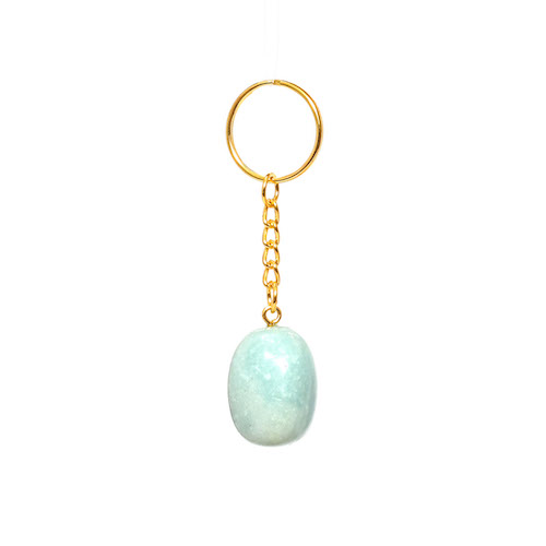 PORTE CLEF AMAZONITE (La pièce) QUALITÉ A 