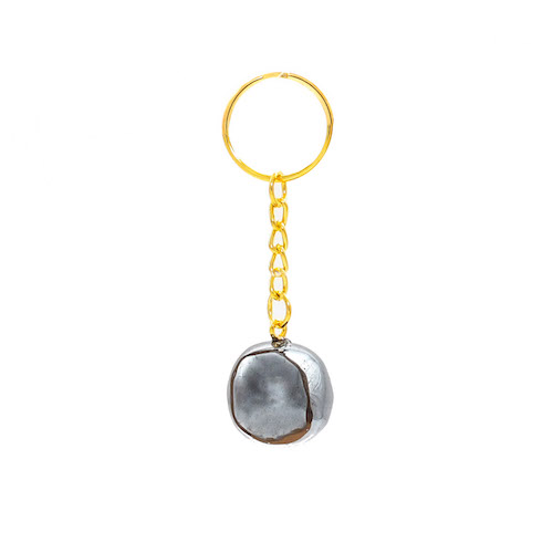 PORTE CLEF HÉMATITE (La pièce) QUALITÉ A 