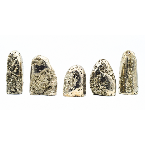 FORMES LIBRES EN PYRITE DU PÉROU (x5pcs)